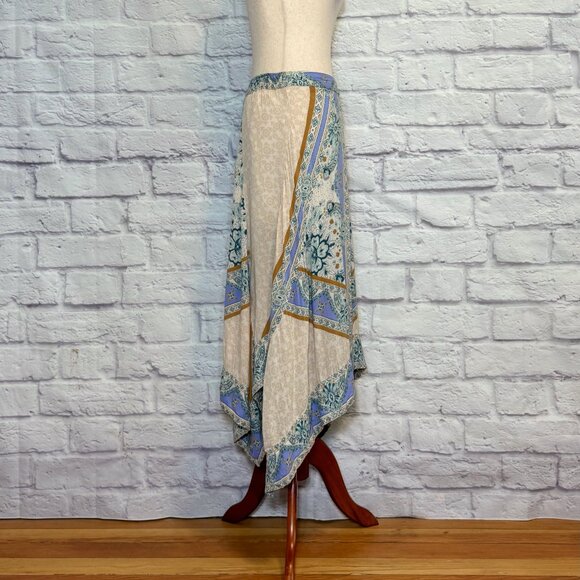 Free People Paisley Handkerchief Skirt - Picture 3 of 9
